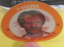 LANNY McDONALD 1984  7-eleven discs  #6  Calgary Flames