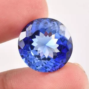 9x9 MM Natural Royal Blue Ceylon Sapphire Round Cut Loose Gemstone GIT Certified - Picture 1 of 5