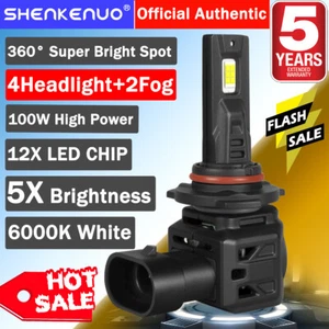 For Jeep Grand Cherokee 2014-2018 Combo 6x 6000K LED Headlights + Fog Bulbs M7H - Picture 1 of 22