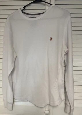 Volcom Waffle Thermal Long Sleeve Shirt VTG Y2k Stitched Logo Men’s Med. - Image 1 of 4