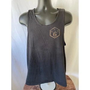 SCT 6 Graphic Tank Top Washed Black Men’s XL - Picture 1 of 7