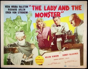Lady and the Monster (1944) Original 11x14 Title Lobby Card Republic - Picture 1 of 2