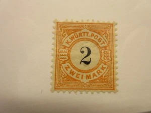 WÜRTTEMBERG, Scott: 71, postfrisch Falz, Lot25, Kat 8 $ - Bild 1 von 1