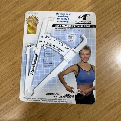 Pinça testadora de gordura corporal Accu-Meassure Fitness 2000 WNBF NOVA - Imagem 1 de 2