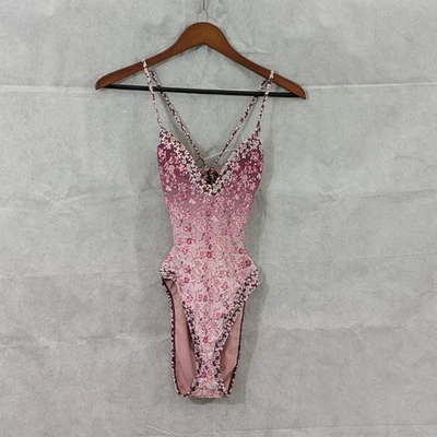 Traje de baño marca LUCKY, para mujer S, rosa floral Foto 1 de 3