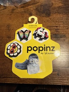 Joynees Popinz Mädchen 3er Pack Schuh Charms Schmetterling, Einhorn, Blume - Bild 1 von 2