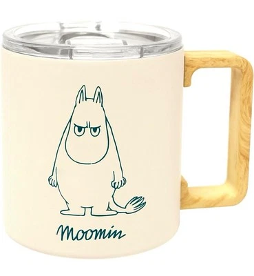 Moomin Valley vacuum double structure Hot and Cool stainless mug cup Ivory - Image 1 of 4
