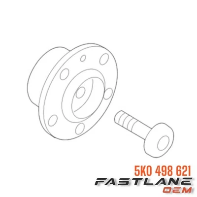 AUDI Q3/A3 2006-2018 cojinete de rueda y conjunto de buje nuevo OEM 5K0 498 621 Foto 1 de 4