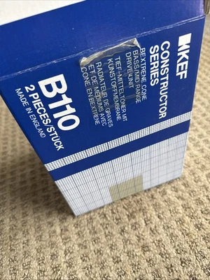 "Bonito par de woofers KEF B110 SP1057 8 ohmios 5""" Foto 1 de 4