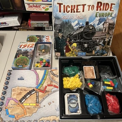 Days of Wonder Ticket to Ride Europe Board Game and 1912 Expansion Complete - Image 1 of 4