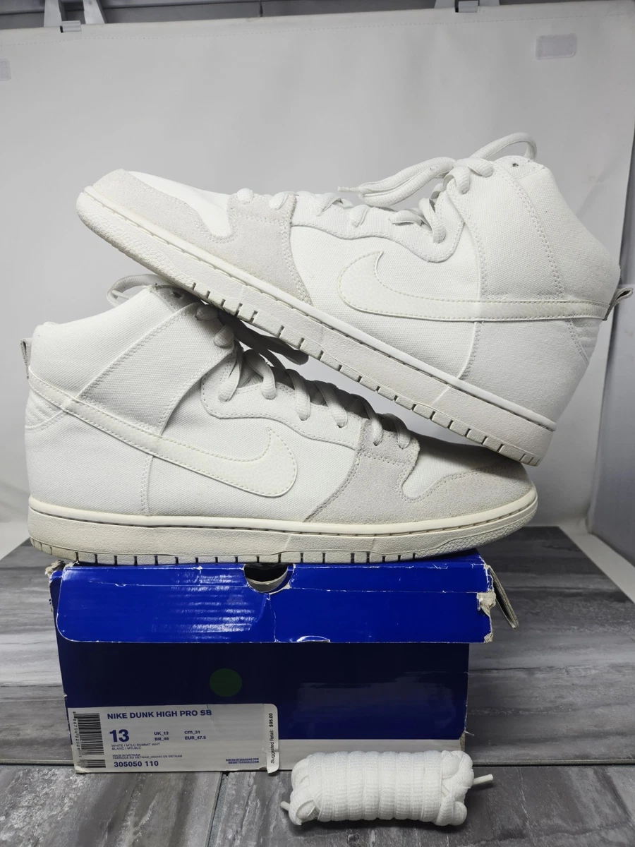 Nike Dunk Pro SB High Metallic Summit White for Sale