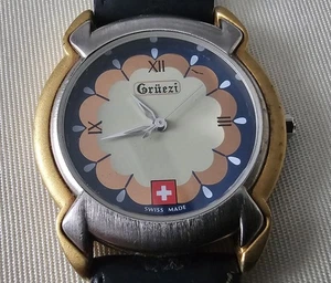 Schweizer Souvenir-Armbanduhr – Grüezi Swiss Made Armbanduhr (ca. 1999) –Defekt - Bild 1 von 24