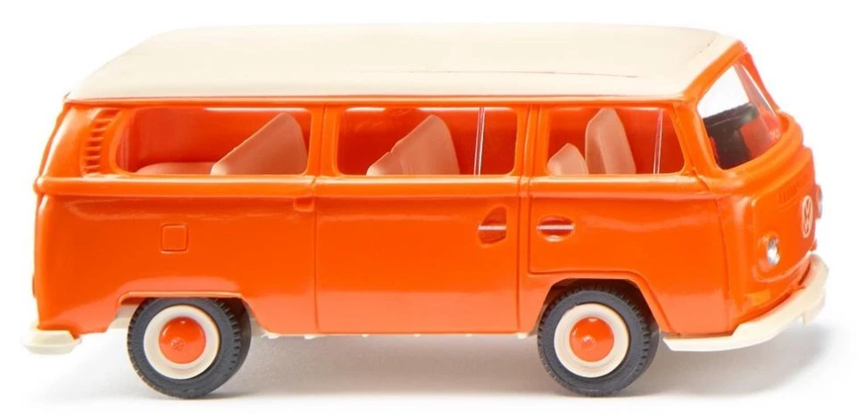 WIKING, Autobus di colore arancione - VOLKSWAGEN T 100 Jahre Sieper, 1/87,  W... - Immagine 1 di 1