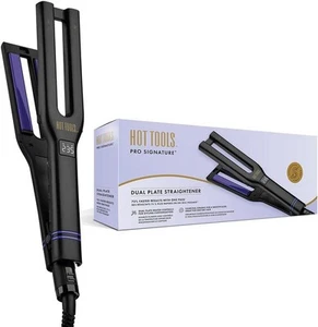 Hot Tools Pro Signature Dual Ceramic Plates Hair Straightener Styler Waver - Picture 1 of 6