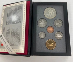 1993 Royal Canadian Mint 7 Coin Set STANLEY CUP DOLLAR - Picture 1 of 9