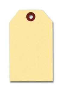 Manila Key Tags - Tag Only No Rings, 2 3/4" x 1 3/8", 1000 Per Box - Picture 1 of 1