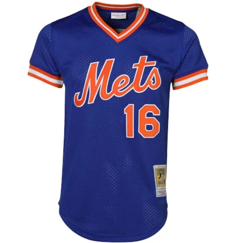 Mitchell & Ness Doc Gooden New York Mets BP / Spring Training Jersey NWT Size L Cover