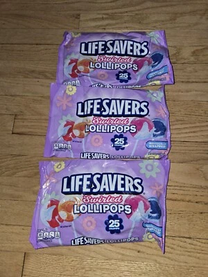 Three Pkg LifeSavers Swirled Lollipops Limited Edition,  75 Total  Exp. 1/2026 - Image 1 of 4