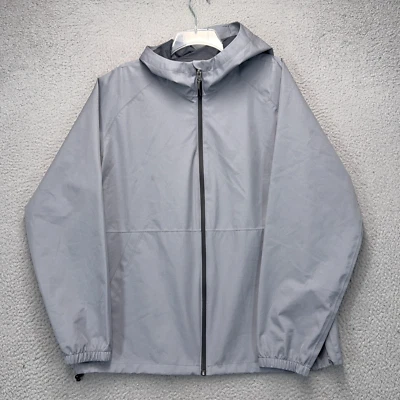 32 Degrees Rain Jacket Mens Large Gray Full Zip Long Sleeve Hiking Outdoor - Image 1 of 4
