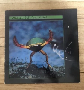 Vangelis- Soil Festivities (Record, 1984) OG Vinyl LP Synth FFO Blade Runner - Picture 1 of 3