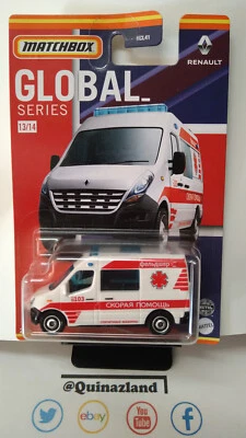 Matchbox serie Global Renault Master ambulancia (NP50) - Imagen 1 de 2