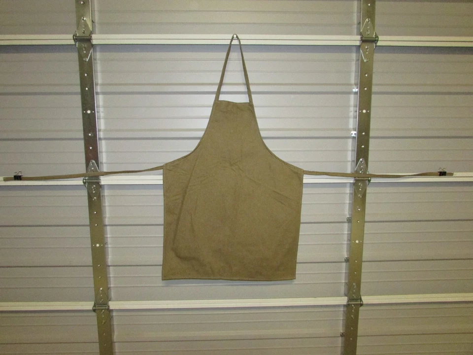 NEW HEAVY DUTY COTTON WORK APRON, 33" x 25", DENIM HAZELNUT (W) - Image 1 of 1