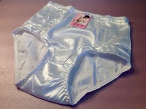 Bragas, calzoncillos, bragas de control para mujer "Ann Diane" talla XL blanco satinado con 2 bolsillos - Imagen 1 de 10