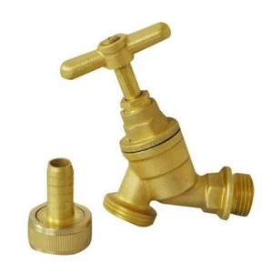Universal Brass Hose Tap Connector Garden Watering Indoor Outdoor Fitting - Picture 1 of 2