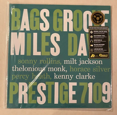 MILES DAVIS Bags Groove SONNY ROLLINS Thelonious Monk MONO 200 gram SEALED LP - Image 1 of 2