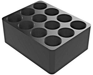18650 18500 Plastic Battery Tray Stand Holds 12 Cells - Imagen 1 de 3