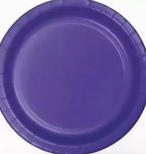 Purple 9" Paper Plates 24 Per Pack Tableware Party Decorations & Party Supplies - Picture 1 of 1