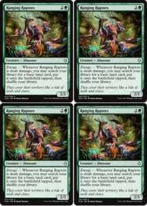 MTG - 4x RANGING RAPTORS - Ixalan (U) - Picture 1 of 1