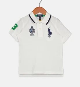 Ralph Lauren Polo Toddler's Embroidered Short Sleeve Polo Shirt - Picture 1 of 4