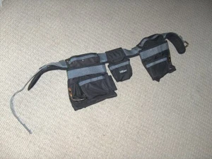 Hyper Tough Tool Organizer Carpenter Rig, Padded Tool Belt, Carpenter Belt Black - Picture 1 of 11