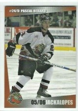 2005-06 Odessa Jackalopes (CHL) Pascal Bedard