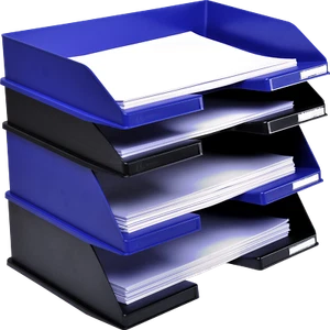 Exacompta 4x Briefablage Combo Maxi, A4+ Querformat, Office, große Farbauswahl - Bild 1 von 12