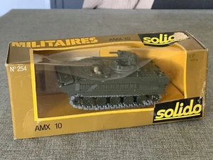 Antique Solido Military Tank Toy AMX 10 254 - Picture 1 of 8