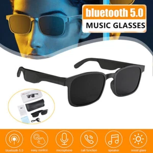 Polarized bluetooth Sunglasses Headphones With Stereo Speaker Smart Glasses - Picture 1 of 8