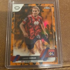 2023 Topps Chrome UEFA Womens Lindsey Horan Orange Inferno /75