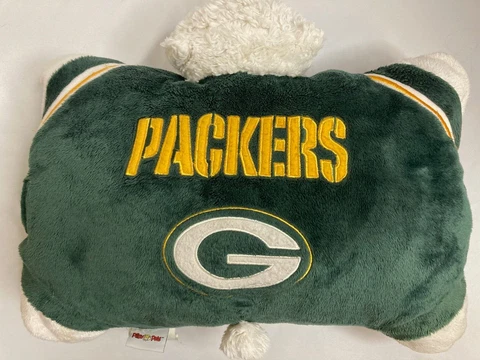 Green Bay Packers Large 18" Mascot Pillow Pet - NFL Cover