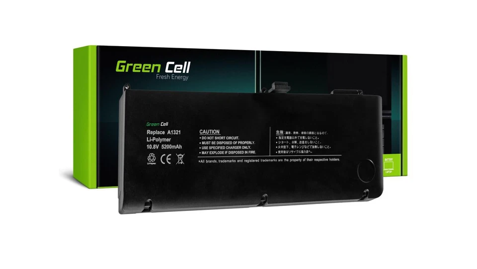 5902701411688 Bateria Green Cell A1321 do Apple MacBook Pro 15 A1286 (Mid 2009,  - Bild 1 von 1