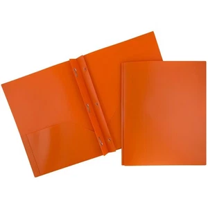 LIBRO EXPOSITOR A4 Dos BOLSILLOS PRESENTACIÓN CARPETA ARCHIVO PORTAFOLIO LIBROS Naranja - Imagen 1 de 2