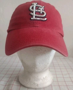 St Louis Cardinals MLB Cap Mütze rot Damen verstellbar Stickerei Pailletten geblendet - Bild 1 von 6
