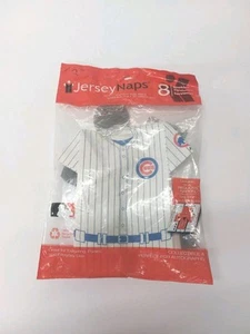 8pk Jersey Naps Shaped MLB Chicago Cubs Baseball Season Party 2-ply Napkins - Picture 1 of 4