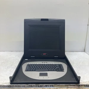 APC AP5015 15" Rack Mount Mountable LCD Monitor Keyboard Console tested working. - Picture 1 of 9