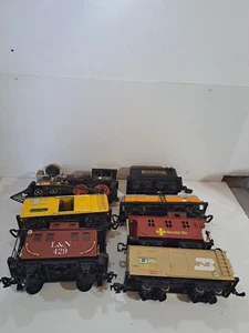New Bright G Gauge Model Railroad Gold Rush Locomotive & Freight Cars (Repair) - Picture 1 of 17