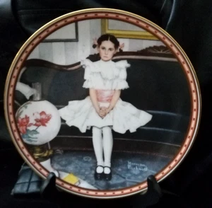 Mint 1986 Knowles Norman Rockwell "Sitting Pretty" ltd.ed. Collector Plate w/BOX! - Bild 1 von 5