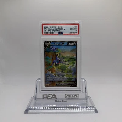 2022 Pokemon Sword & Shield FA Hisuian Sneasler V Astral Radiance #175 PSA 10 - Image 1 of 2