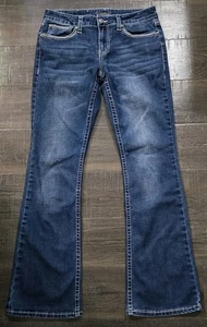 Shyanne Damen Jeans Bootcut bestickt Sterne verziert Gr. 30  - Bild 1 von 6