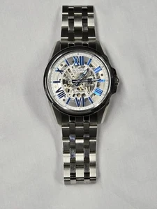 Bulova Automatic Skeleton 96A187 Men's Stainless Steel Watch - Picture 1 of 20